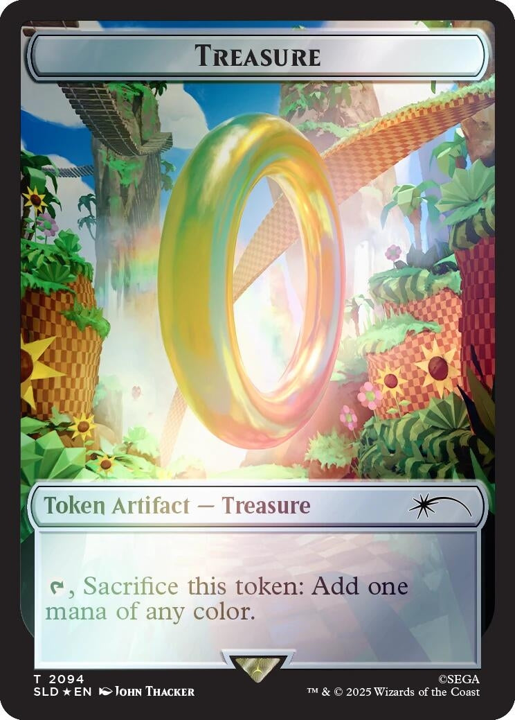 Treasure Token (2094) (Rainbow Foil) (2094) (Secret Lair Drop Series)