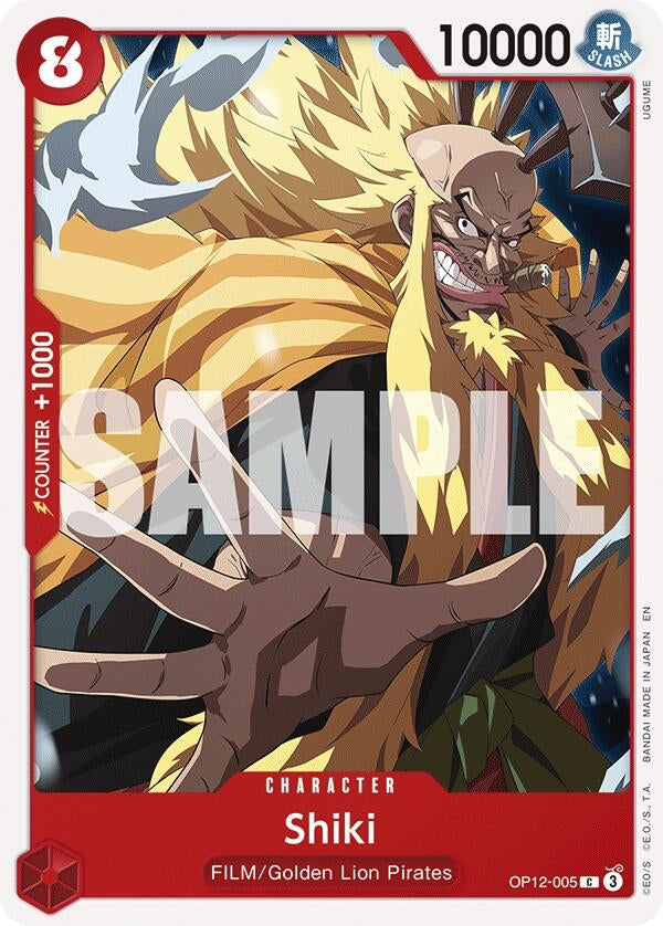 Image for Shiki (OP12-005) (Legacy of the Master) (OP12) - One Piece Card Game