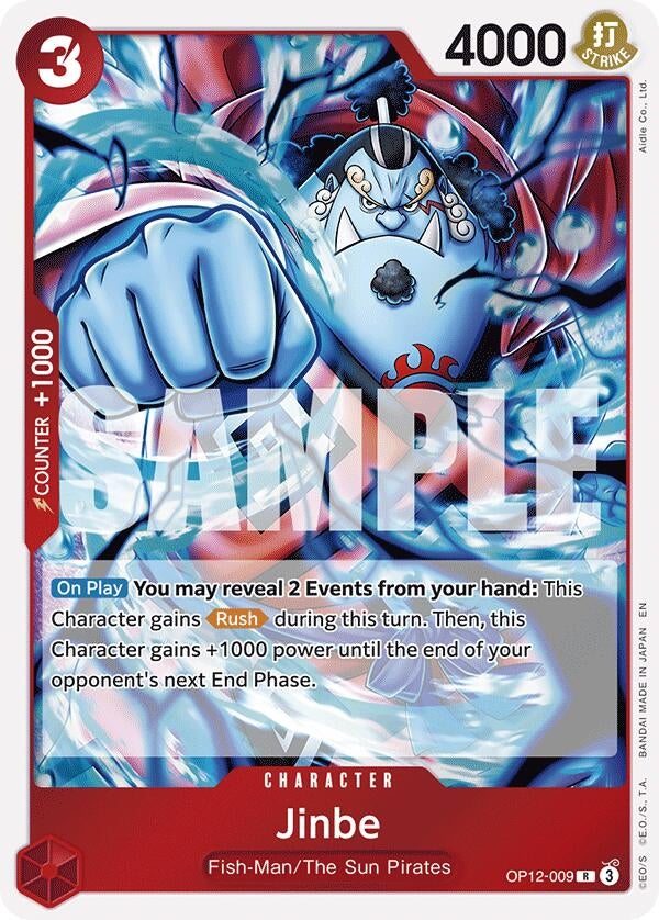 Image for Jinbe (OP12-009) (Legacy of the Master) (OP12) - One Piece Card Game