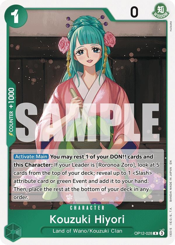 Image for Kouzuki Hiyori (OP12-028) (Legacy of the Master) (OP12) - One Piece Card Game