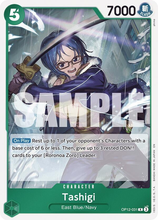 Image for Tashigi (OP12-031) (Legacy of the Master) (OP12) - One Piece Card Game