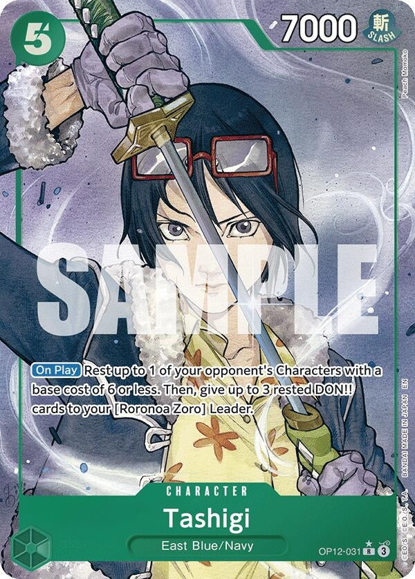 Image for Tashigi (Alternate Art) (OP12-031) (Legacy of the Master) (OP12) - One Piece Card Game