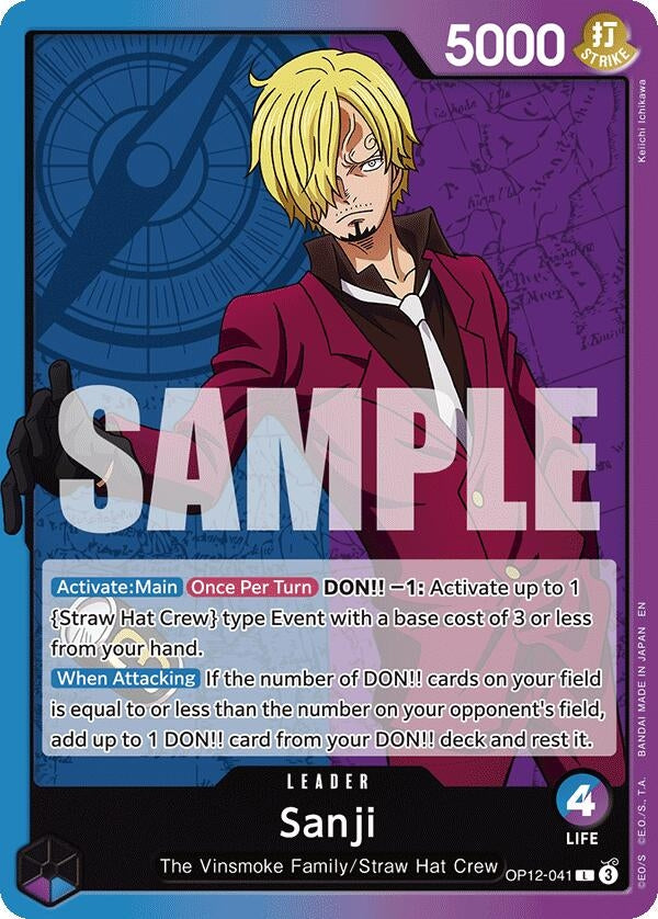 Image for Sanji (041) (OP12-041) (Legacy of the Master) (OP12) - One Piece Card Game
