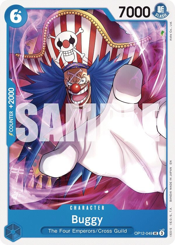 Image for Buggy (049) (OP12-049) (Legacy of the Master) (OP12) - One Piece Card Game