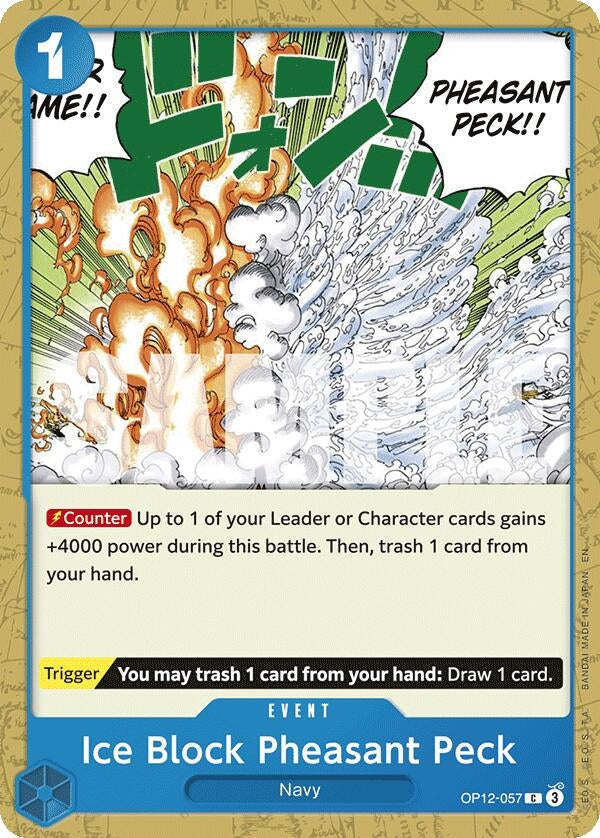 Image for Ice Block Pheasant Peck (OP12-057) (Legacy of the Master) (OP12) - One Piece Card Game