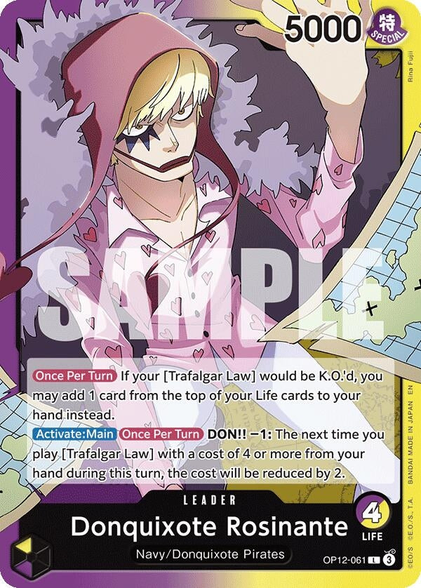 Image for Donquixote Rosinante (061) (OP12-061) (Legacy of the Master) (OP12) - One Piece Card Game