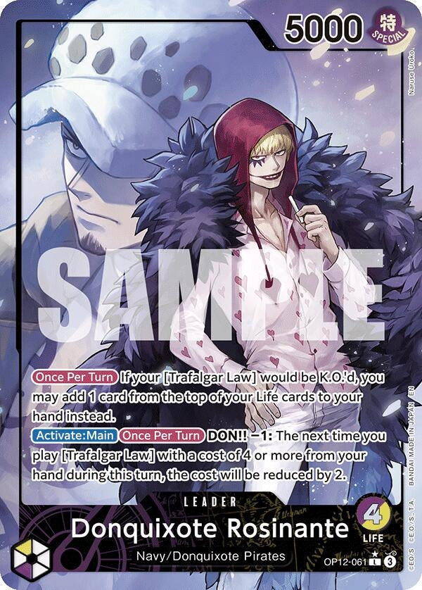 Image for Donquixote Rosinante (061) (Alternate Art) (OP12-061) (Legacy of the Master) (OP12) - One Piece Card Game