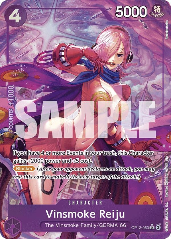 Image for Vinsmoke Reiju (Alternate Art) (OP12-063) (Legacy of the Master) (OP12) - One Piece Card Game