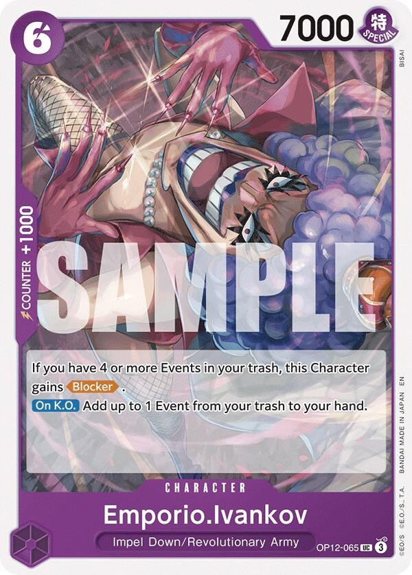 Image for Emporio.Ivankov (065) (OP12-065) (Legacy of the Master) (OP12) - One Piece Card Game