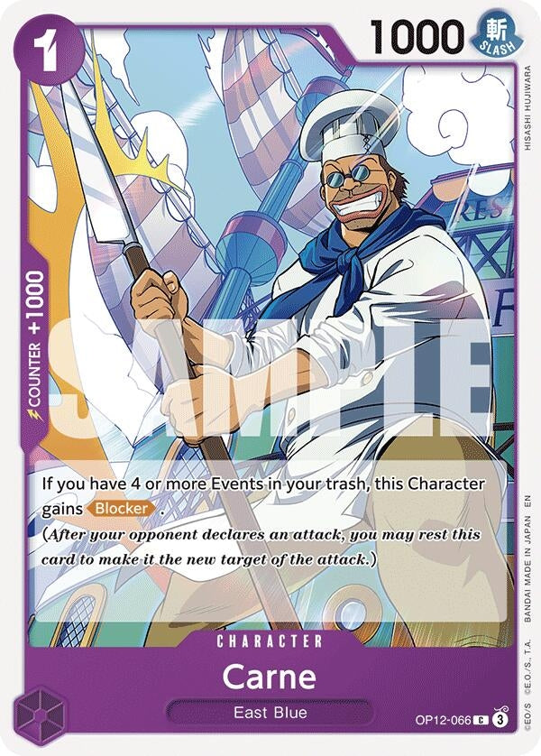 Image for Carne (OP12-066) (Legacy of the Master) (OP12) - One Piece Card Game