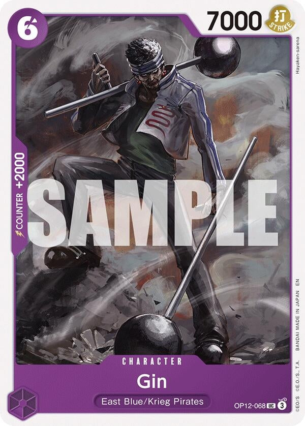 Image for Gin (OP12-068) (Legacy of the Master) (OP12) - One Piece Card Game