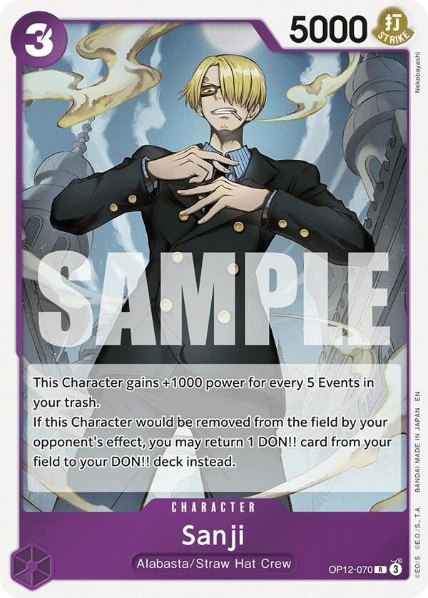 Image for Sanji (070) (OP12-070) (Legacy of the Master) (OP12) - One Piece Card Game