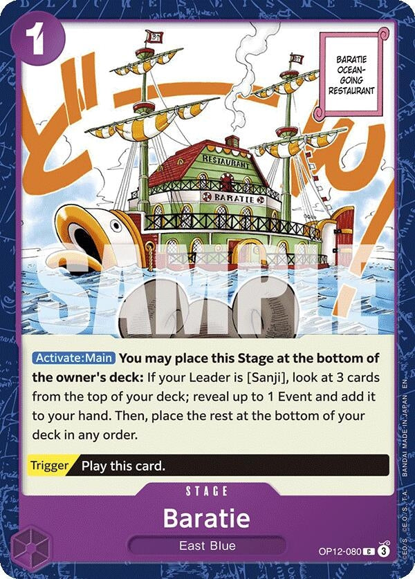 Image for Baratie (OP12-080) (Legacy of the Master) (OP12) - One Piece Card Game