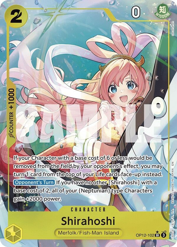 Image for Shirahoshi (Alternate Art) (OP12-102) (Legacy of the Master) (OP12) - One Piece Card Game