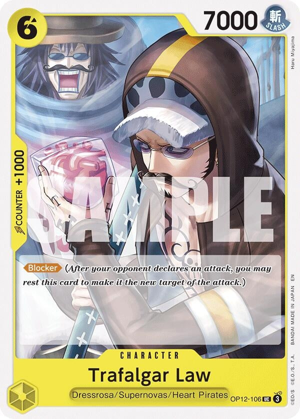 Image for Trafalgar Law (106) (OP12-106) (Legacy of the Master) (OP12) - One Piece Card Game