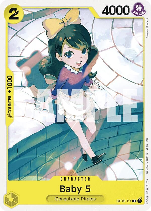 Image for Baby 5 (111) (OP12-111) (Legacy of the Master) (OP12) - One Piece Card Game