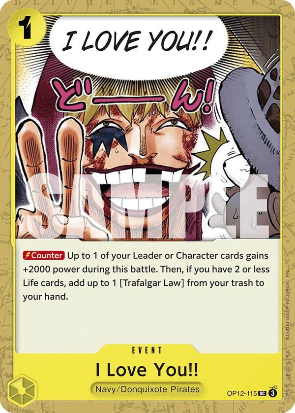 Image for I Love You!! (OP12-115) (Legacy of the Master) (OP12) - One Piece Card Game