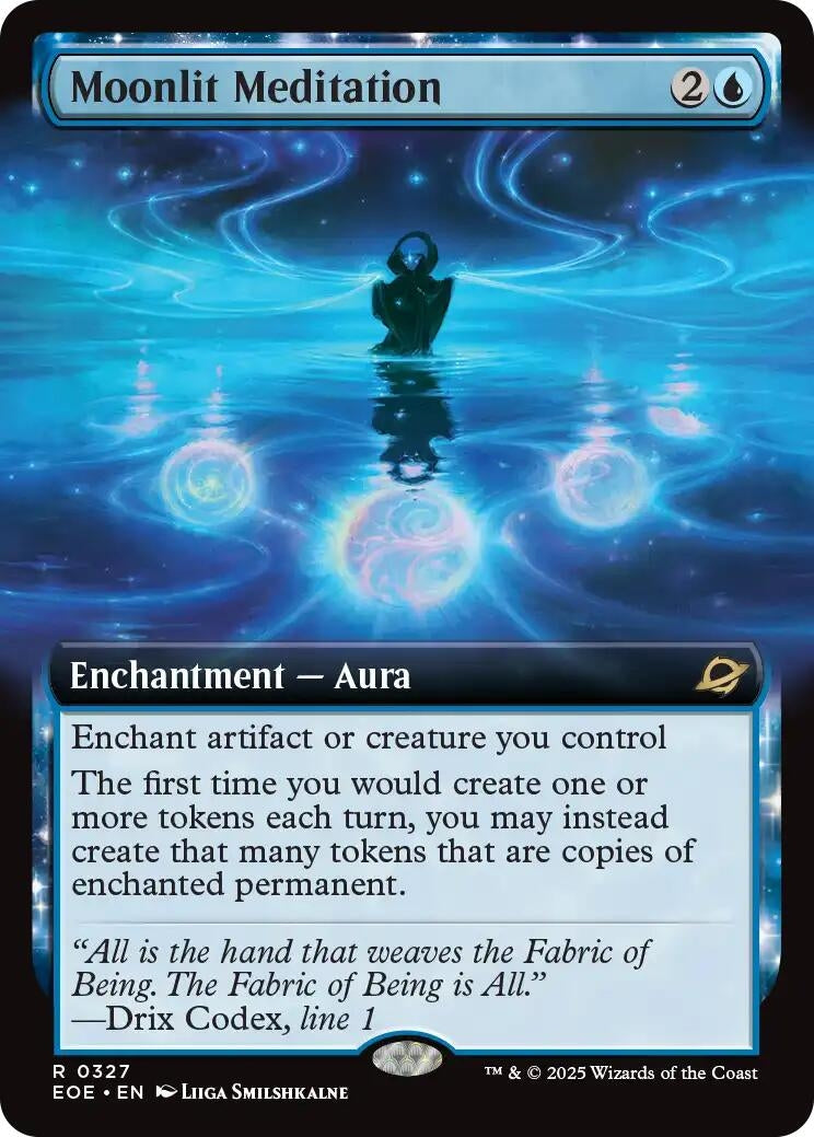 Moonlit Meditation (Extended Art) (327) (Edge of Eternities) - PokeBox USA