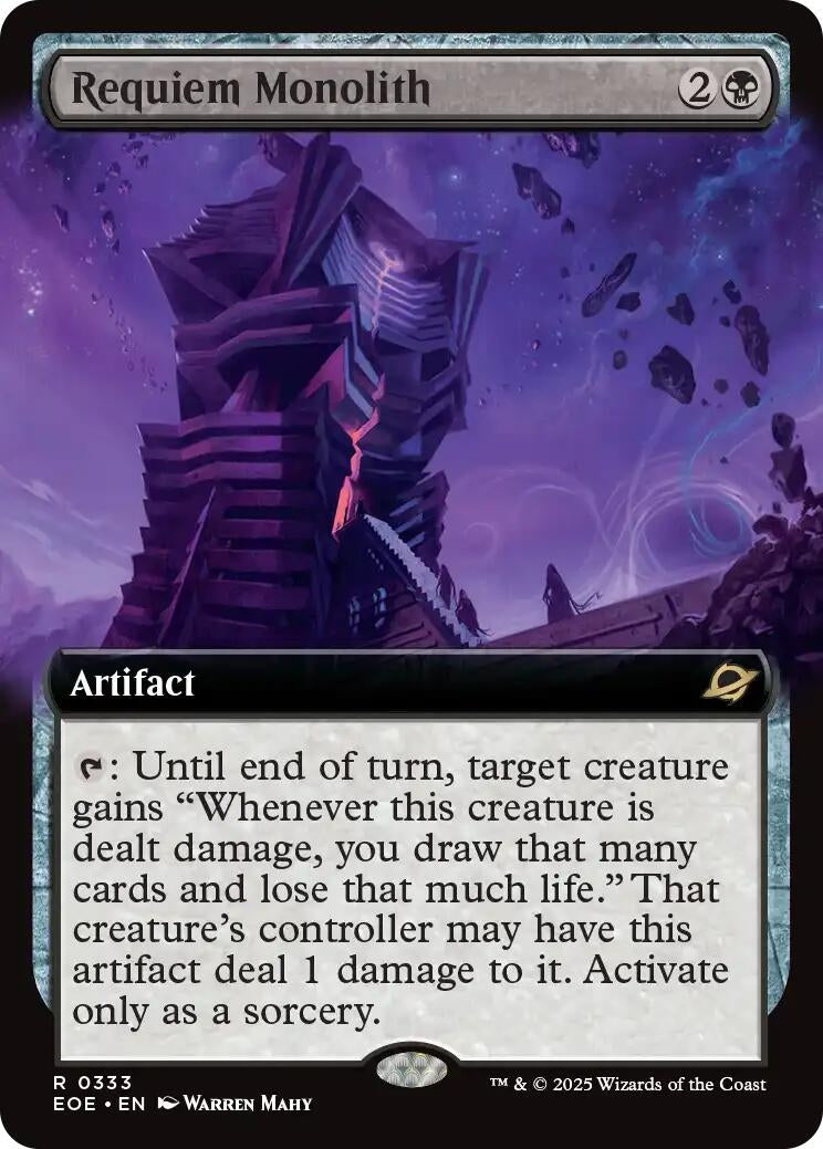 Requiem Monolith (Extended Art) (333) (Edge of Eternities)