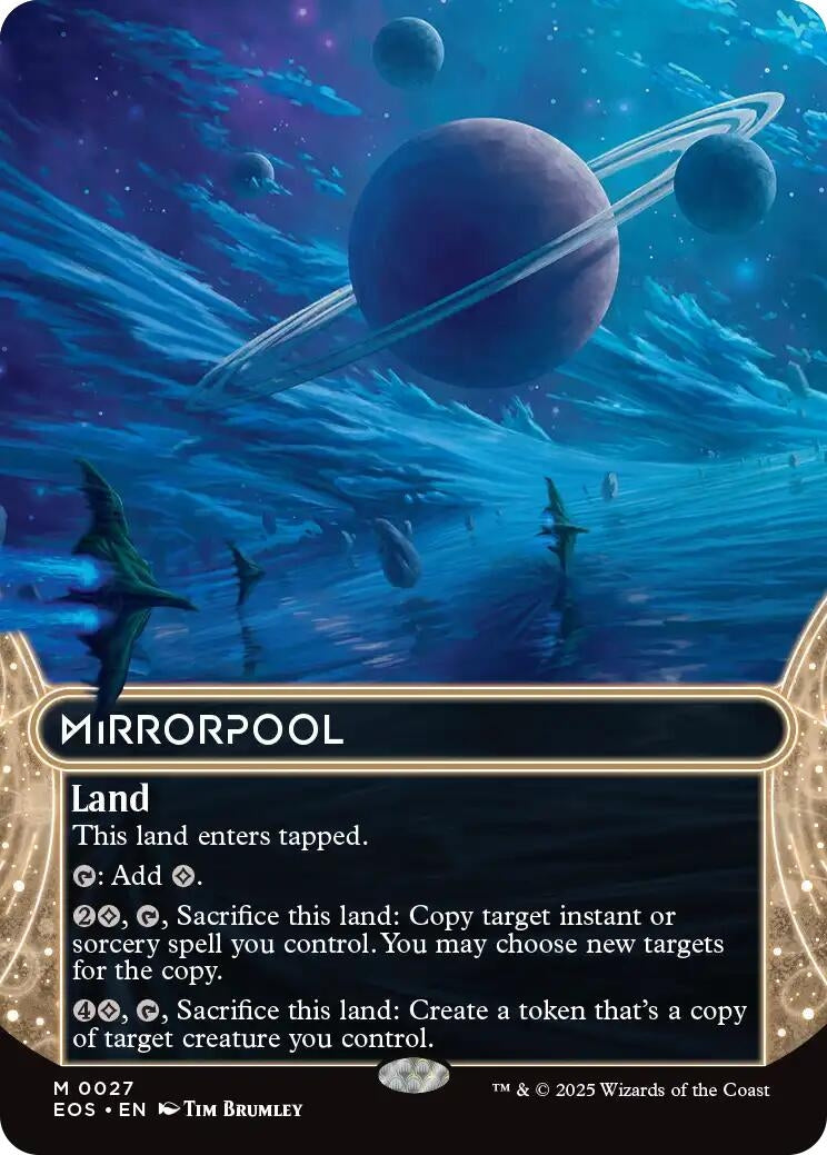 Mirrorpool (0027) (Borderless) (27) (Edge of Eternities: Stellar Sights) - PokeBox USA