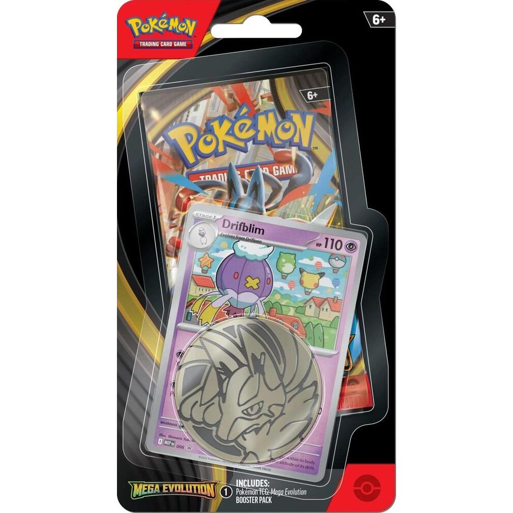 POKÉMON TCG Mega Evolution: Mega Evolution ME01 Checklane Blister (Drifblim) - PokeBox USA