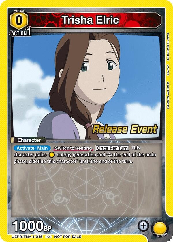 Image for Trisha Elric (UEPR/FMA-1-015) (UE09BT: FULLMETAL ALCHEMIST Release Event Cards) (UE09BT_RE) - Union Arena