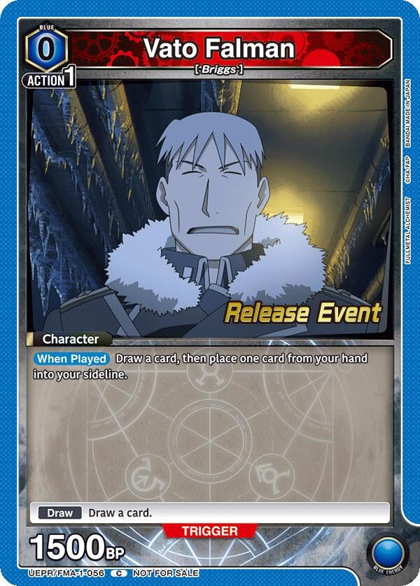 Image for Vato Falman (UEPR/FMA-1-056) (UE09BT: FULLMETAL ALCHEMIST Release Event Cards) (UE09BT_RE) - Union Arena