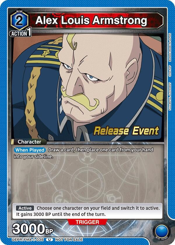 Image for Alex Louis Armstrong (035) (UEPR/FMA-1-035) (UE09BT: FULLMETAL ALCHEMIST Release Event Cards) (UE09BT_RE) - Union Arena