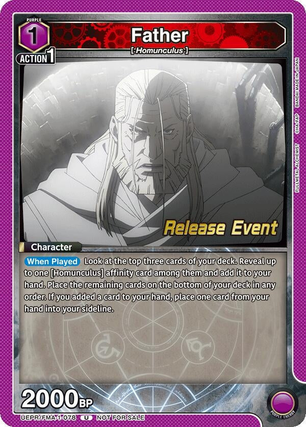 Image for Father (078) (UEPR/FMA-1-078) (UE09BT: FULLMETAL ALCHEMIST Release Event Cards) (UE09BT_RE) - Union Arena