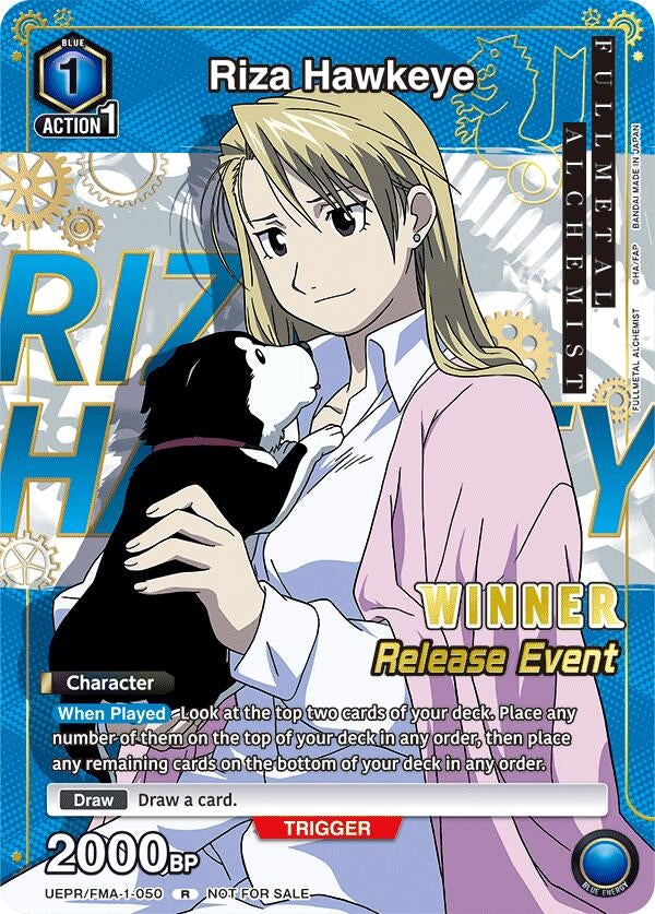 Image for Riza Hawkeye (Release Event Winner) (UEPR/FMA-1-050) (UE09BT: FULLMETAL ALCHEMIST Release Event Cards) (UE09BT_RE) - Union Arena