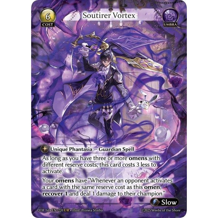 Image for Soutirer Vortex (220) (Distorted Reflections) - Grand Archive TCG