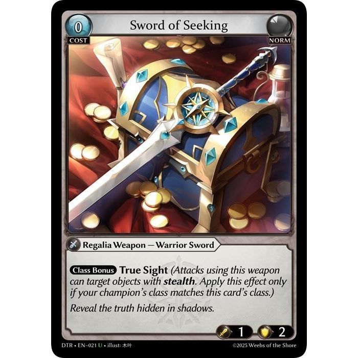Image for Sword of Seeking (021) (Distorted Reflections) - Grand Archive TCG