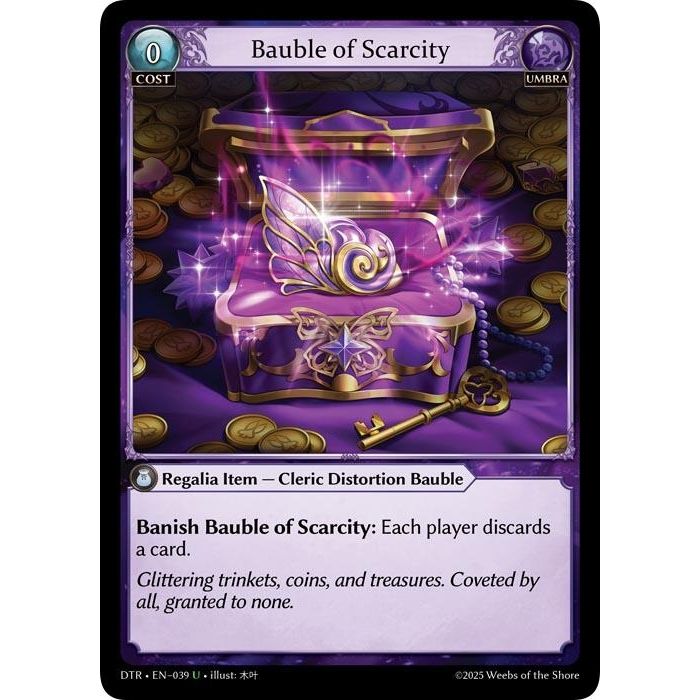 Image for Bauble of Scarcity (039) (Distorted Reflections) - Grand Archive TCG