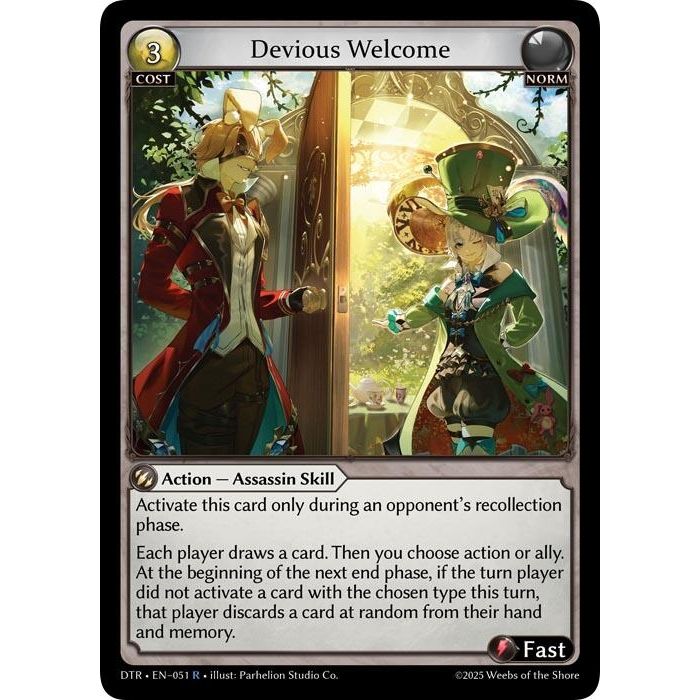 Image for Devious Welcome (051) (Distorted Reflections) - Grand Archive TCG