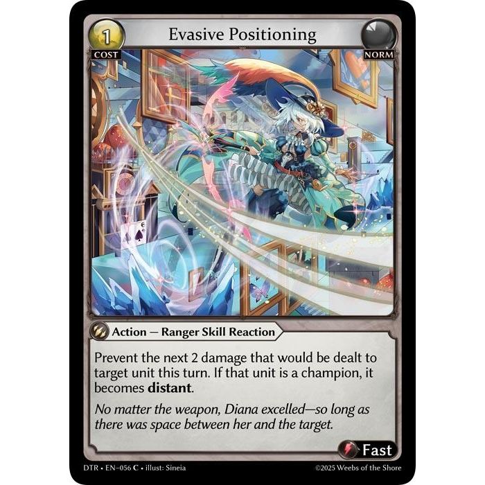 Image for Evasive Positioning (056) (Distorted Reflections) - Grand Archive TCG