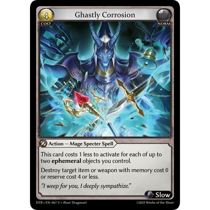 Image for Ghastly Corrosion (067) (Distorted Reflections) - Grand Archive TCG