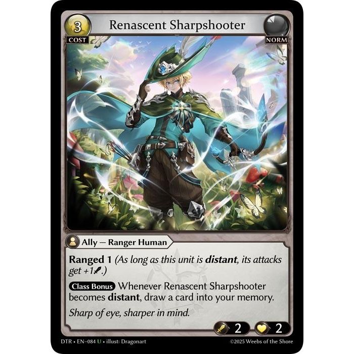 Image for Renascent Sharpshooter (084) (Distorted Reflections) - Grand Archive TCG