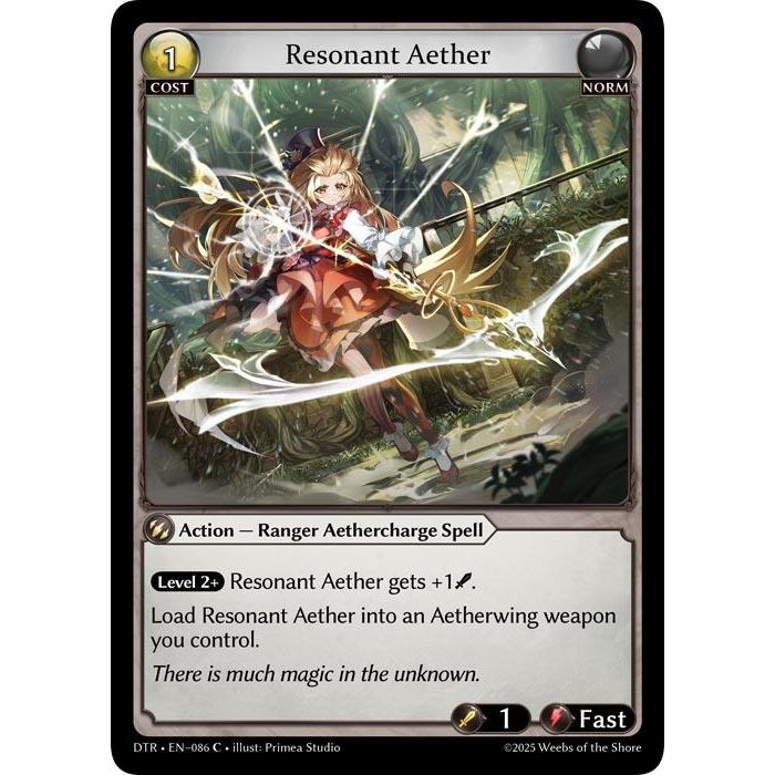 Image for Resonant Aether (086) (Distorted Reflections) - Grand Archive TCG