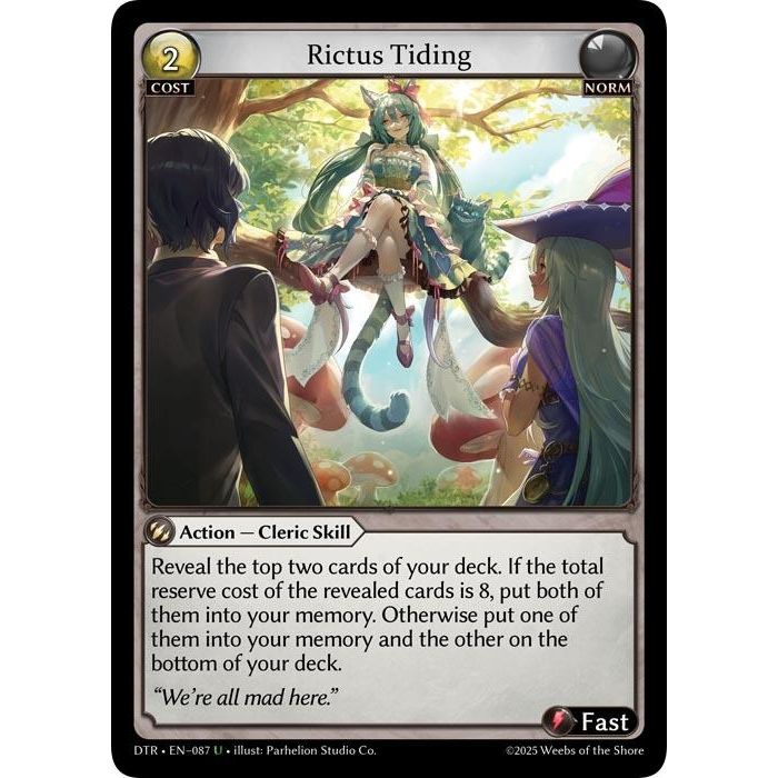 Image for Rictus Tiding (087) (Distorted Reflections) - Grand Archive TCG