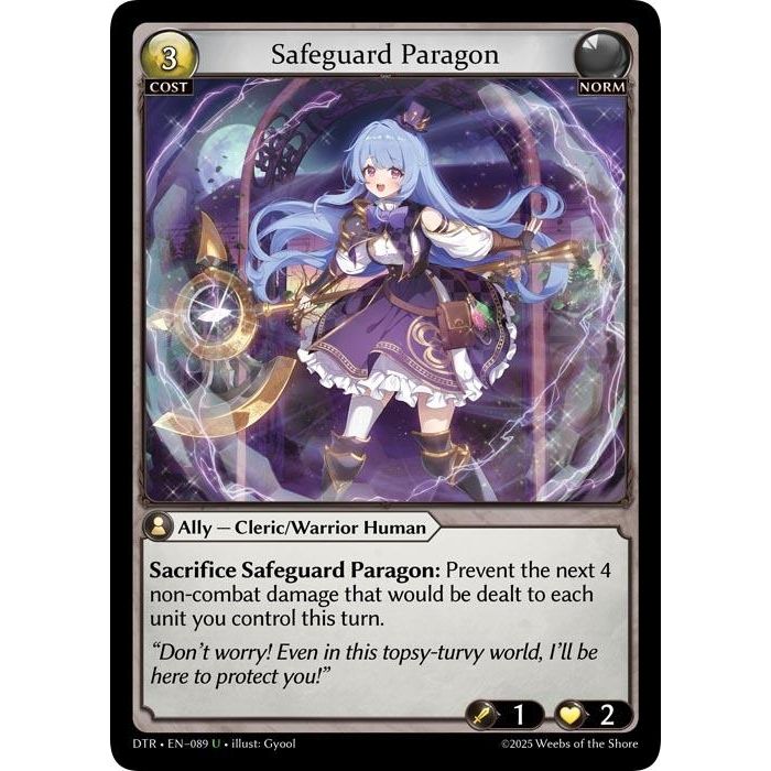 Image for Safeguard Paragon (089) (Distorted Reflections) - Grand Archive TCG