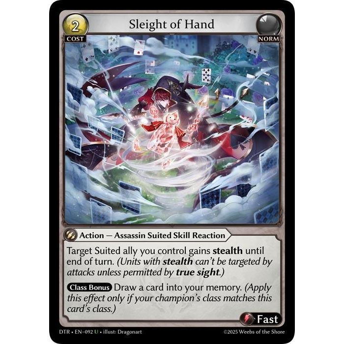 Image for Sleight of Hand (092) (Distorted Reflections) - Grand Archive TCG