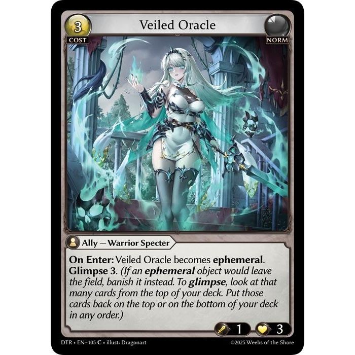 Image for Veiled Oracle (105) (Distorted Reflections) - Grand Archive TCG