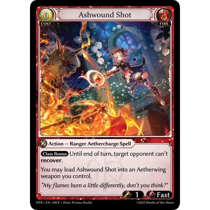 Image for Ashwound Shot (108) (Distorted Reflections) - Grand Archive TCG