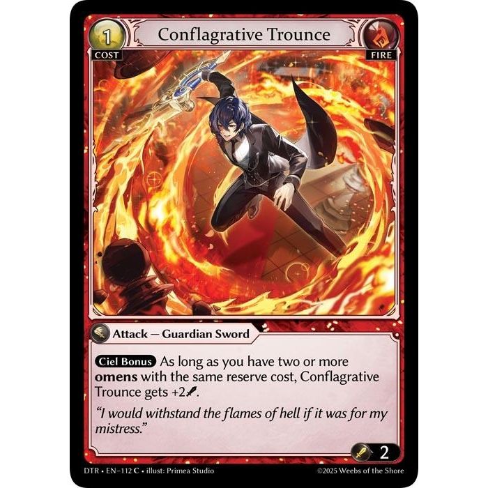 Image for Conflagrative Trounce (112) (Distorted Reflections) - Grand Archive TCG
