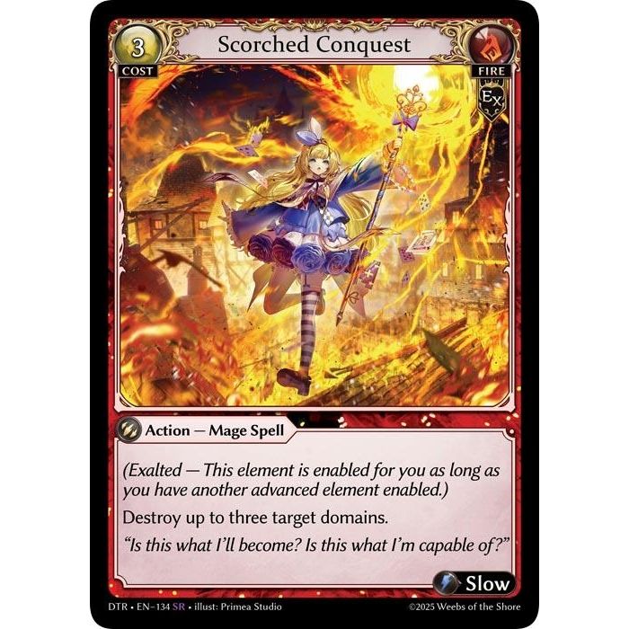 Image for Scorched Conquest (134) (Distorted Reflections) - Grand Archive TCG