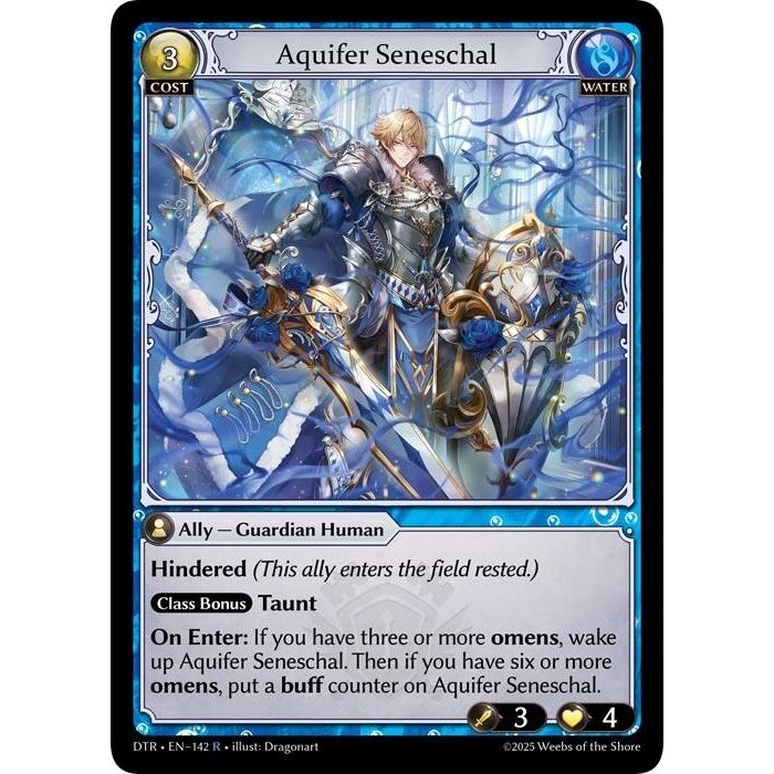Image for Aquifer Seneschal (142) (Distorted Reflections) - Grand Archive TCG