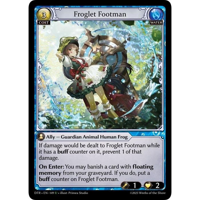 Image for Froglet Footman (149) (Distorted Reflections) - Grand Archive TCG