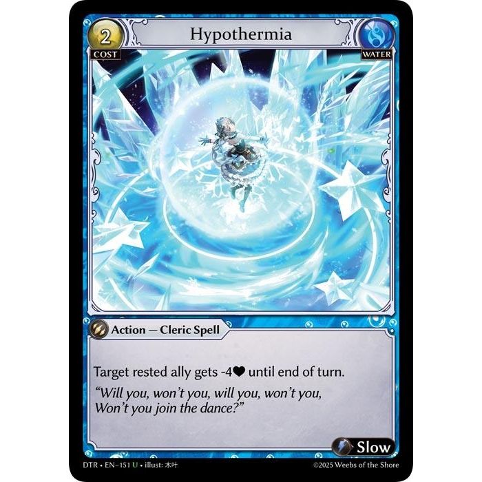 Image for Hypothermia (151) (Distorted Reflections) - Grand Archive TCG