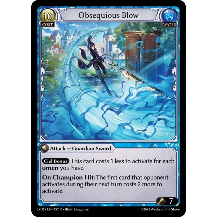 Image for Obsequious Blow (157) (Distorted Reflections) - Grand Archive TCG