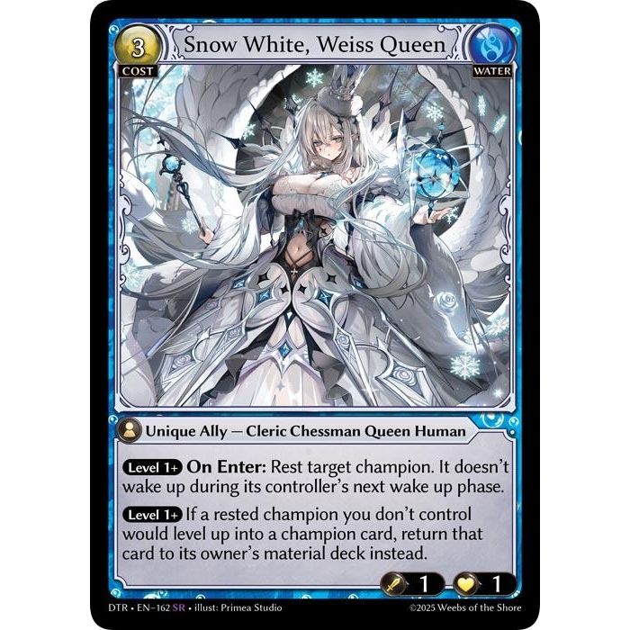 Image for Snow White, Weiss Queen (162) (Distorted Reflections) - Grand Archive TCG